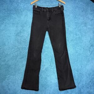 Levi's 315 Mid-Rise Shaping Bootcut Black Denim Jeans Women's Sz 29 Fits 30x30.5